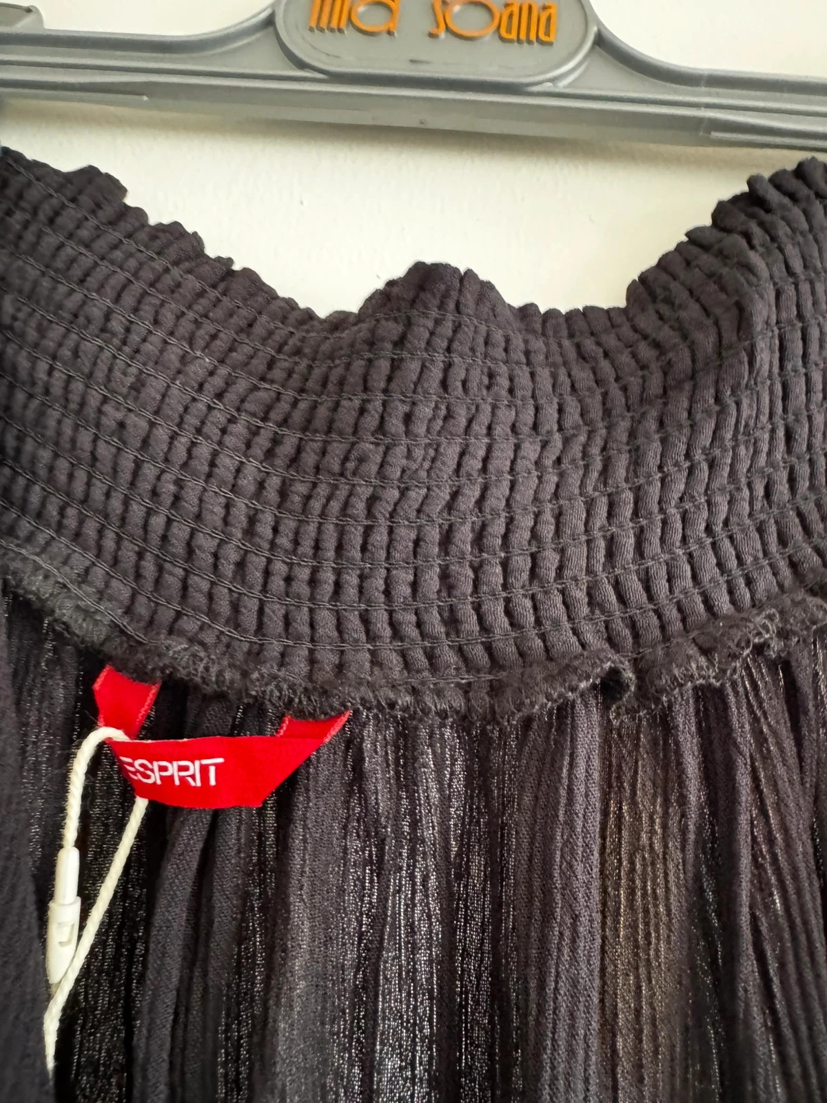 🖤Vestido Esprit de alças preto – Tamanho M – Novo com etiqueta – Elegância garantida 🖤 – photo 7